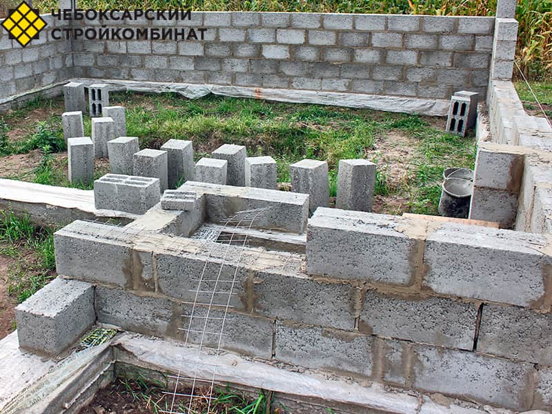 Кладка керамзитобетонных блоков в Дзержинске, Фаниполе и Дзержинском районе